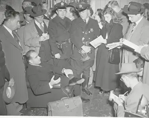 Passaic Prints: Joseph McCarthy Speaking with Reporters