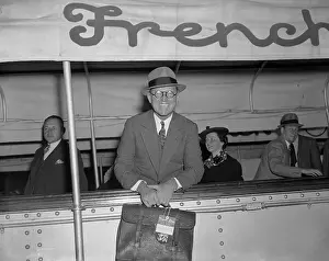 Joseph P. Kennedy on Board the Normandie