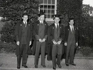 Graduation Prints: Joseph P. Kennedy Jr. and College Officers Graduating From Harvard