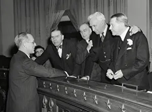 Joseph P. Kennedy Meeting with House Foreign Affairs