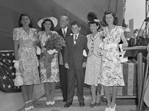 Quincy Prints: Joseph P. Kennedy Posing with family Members