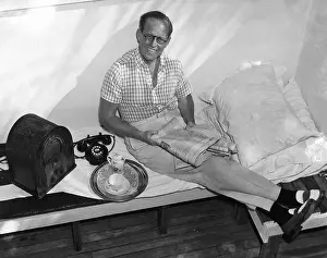 Radio Prints: Joseph P. Kennedy Relaxing In Florida