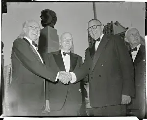 Joseph P. Kennedy Shaking Hands with Herbert Hoover
