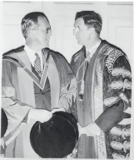 Joseph P. Kennedy Talking with the Irish Prime Minister