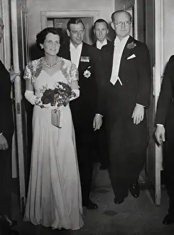 Edward Prints: Joseph P Kennedy and His Wife with Duke of Kent