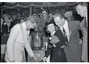 Joseph Patrick Kennedy Jr. and President Roosevelt's Son Taking a Drink of Water