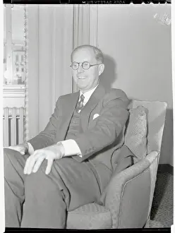 Joseph Patrick Kennedy Sitting in Chair