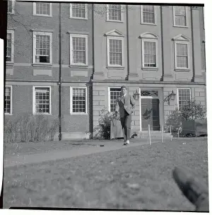Joseph Patrick Kennedy Walking on Campus
