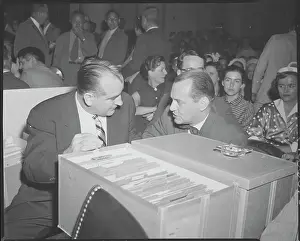 Congress Prints: Joseph R. McCarthy and Robert Vogeler During Testimonial