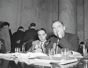 Joseph R Prints: Joseph R. McCarthy Sitting in Court