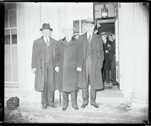 Byrns Prints: Joseph Robinson Walking With Colleagues