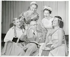 Joseph Rosenstock Sitting with Quartet