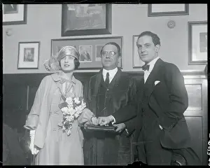 Joseph Schildkraut and Elsie Bartlett Porter with Judge