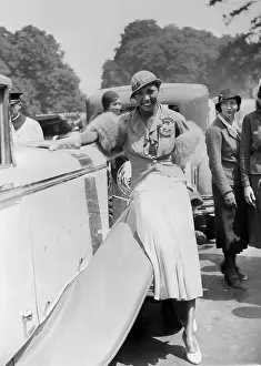 Josephine Baker by Her Automobile