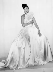 Modeling Prints: Josephine Baker In An Elegant Gown