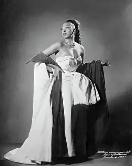 Josephine Baker in Evening Gown