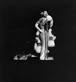 Multiethnic Prints: Josephine Baker Singing Onstage