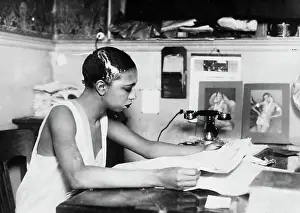 Josephine Baker Working At Her Own Bar