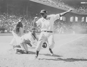 Logo Prints: Josh Gibson Being Tagged Out at Home Plate