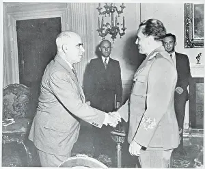 Yugoslavia Prints: Josip Broz Tito Greeting Herbert H. Lehman
