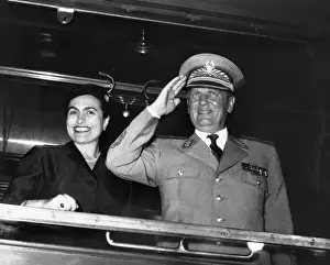 Official Prints: Josip Broz Tito and Jovanka Broz on Train