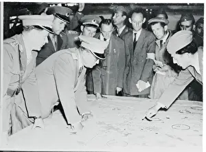 Belgrade Prints: Josip Broz Tito Looking at a Map