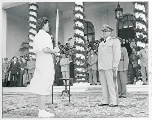 Josip Broz Tito Receiving a Sword