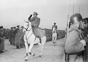 Belgrade Prints: Josip Broz Tito Reviewing Troops