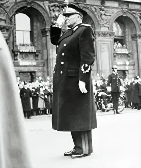 Josip Broz Tito Saluting