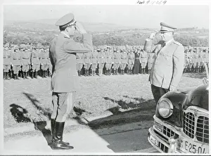 Josip Broz Tito Saluting Petko Dapchevitch