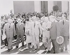 Kliment Yefremovich Voroshilov Prints: Josip Broz Tito with Soviet Leaders