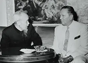 Josip Broz Tito Speaking with Ho Chi Minh