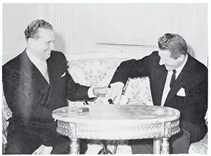 Belgrade Prints: Josip Broz Tito Talking with Danny Kaye