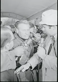 Journalists Surrounding Nelson Rockefeller