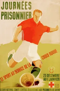 Soccer Prints: Journees Prisonnier - Red Cross Soccer