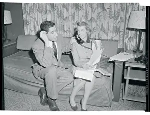Joyce Brothers Talking on the Telephone