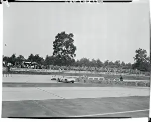 Juan M. Fangio and Karl Kling Racing in a Grand Prix