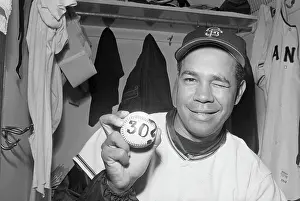 Juan Marichal Holding 30 Baseball