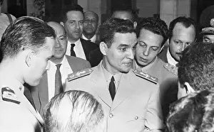 Juan Peron Receives Sash of Office