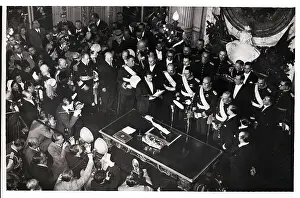 Inauguration Prints: Juan Peron's Inauguration Ceremony