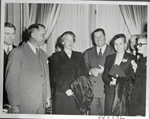 Juan Trippe Meeting with Juan and Eva Peron