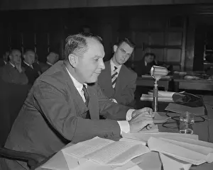 Juan Trippe Testifying Before Senate
