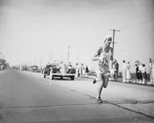 Runner Prints: Juan Zabala Running a Marathon