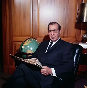 Judge Clement Haynsworth Sitting at His Desk