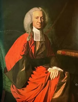 Famous and Influential People Gallery: The US Judge Martin Howard in a red robe, 1767