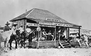 Trial Prints: Judge Roy Bean Trying A Horse Thief