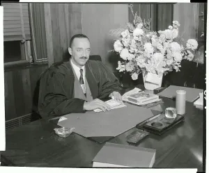 William H Prints: Judge William Hastie at His Desk