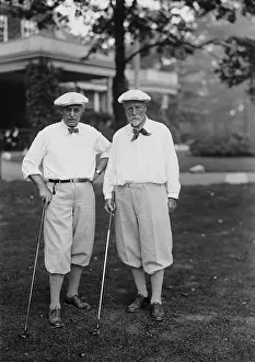 Judge William O. Henderson and Samuel P. Bush Golfing