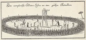 Town Scene Prints: Judged Suspects Being Hanged in Hanging Court