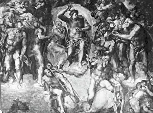 Bald Prints: Detail of Last Judgement by Michelangelo Buonarroti